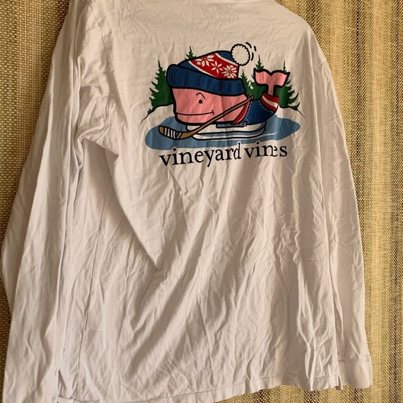 Men's White Long Sleeve Shirt Size M 100% Cotton T-Shirt Winter Top - Picture 4 of 4